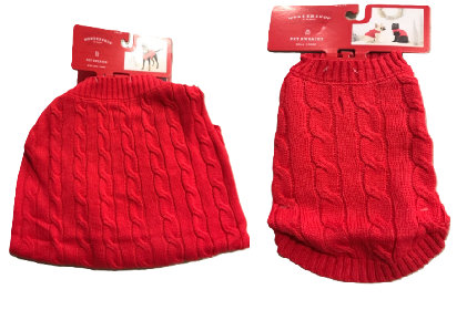 Photo 1 of XL pet sweater &  small pet sweater