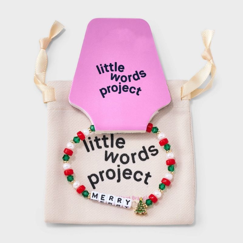 Photo 1 of Little Words Project Merry Beaded Bracelet - S/M