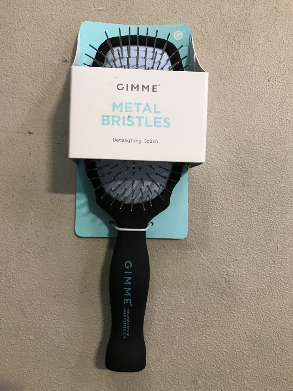 Photo 1 of Gimme Beauty Metal Flex Detangling Hair Brush for Scalp Health