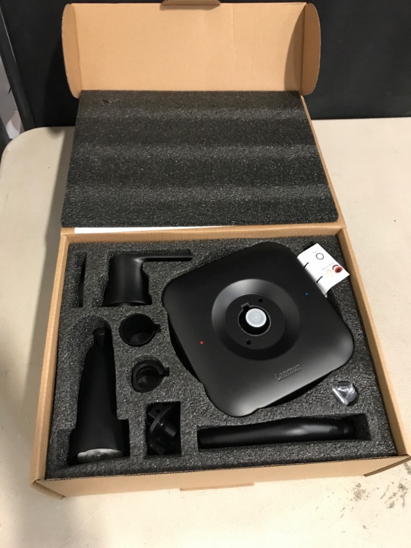 Photo 1 of Matte Black Genta Shower Trim Kit Compatible with moen T2473EPBL Shower Trim Kit, Easy to Install, Featuring Single Function Shower Head and Shower Handle, Requires 2510 valve