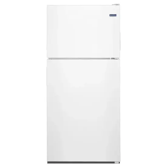 Photo 1 of Maytag 18.2-cu ft Top-Freezer Refrigerator (White)