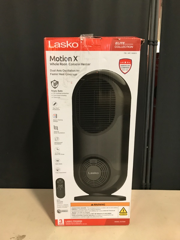 Photo 3 of Lasko Motion X Whole Room Heater with Remote