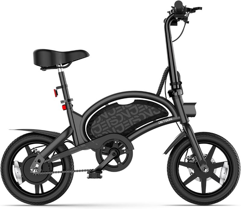 Photo 1 of Jetson Bolt Folding Electric Ride-On Bike, Easy-Folding, Built-in Carrying Handle, Twist Throttle, Up to 15.5 MPH, Ages 13+