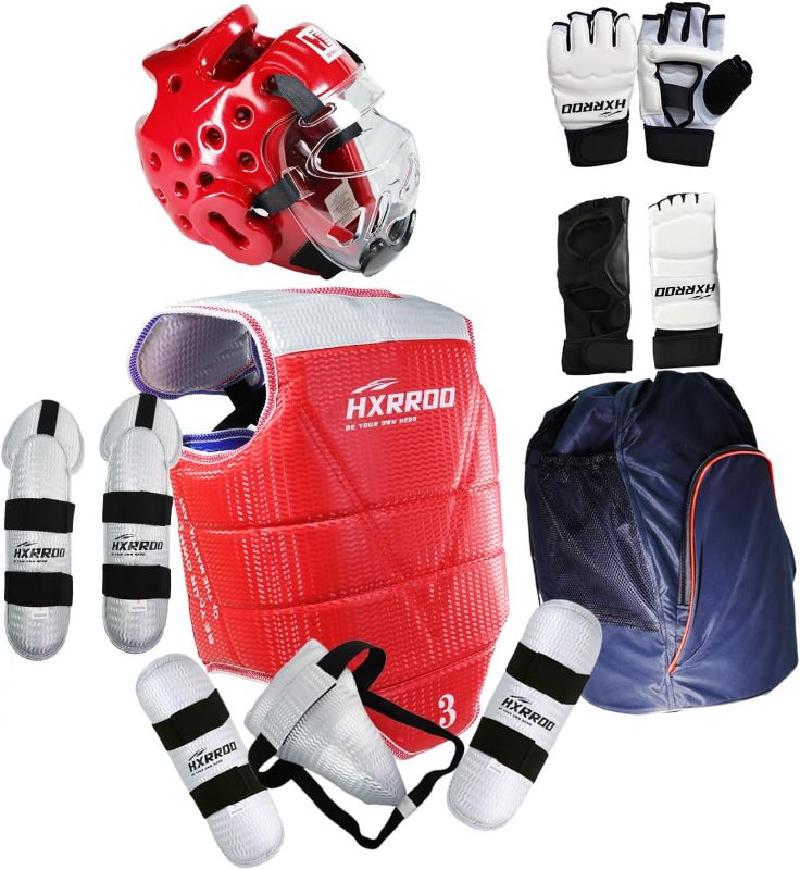 Photo 1 of 13 pcs Taekwondo Sparring Gear Set Ultimate Protective Gear for Taekwondo Karate Trainer Children Youth Adult