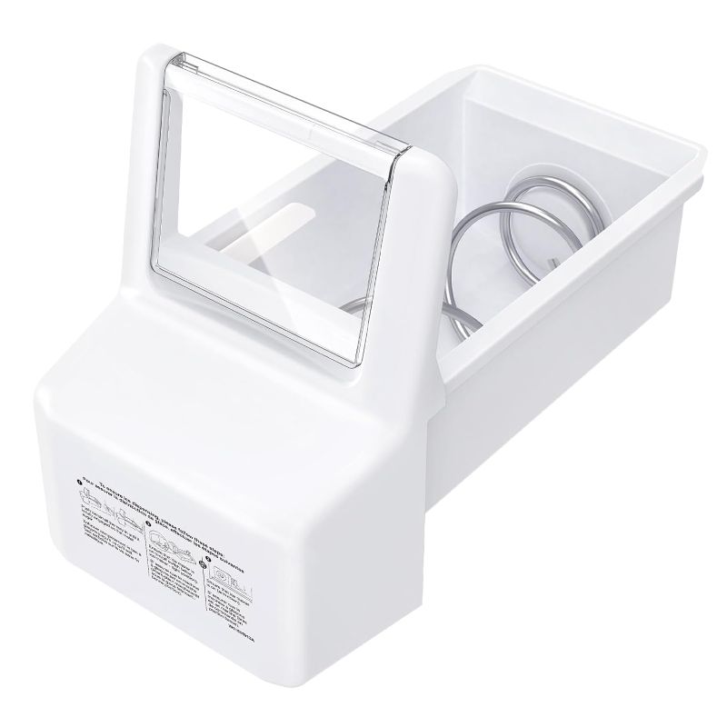 Photo 1 of Upgraded WPW10558424 Refrigerator Ice Bucket Compatible with Whirlpool Ice Maker Replacement Parts W10558424 Whirlpool Ice Bucket WRS322FDAW01, WRS321SDHZ05, WRS321SDHZ00, WRS311SDHM00 Ice Bin