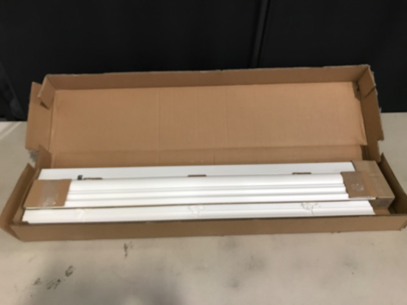 Photo 1 of Lotus & Windoware Cordless, 2 Inch Faux Wood Blind, 35" Wide x 72" Long, Window Blinds, Blinds & Shades, Blinds for Indoor Windows, Embossed, Bright White