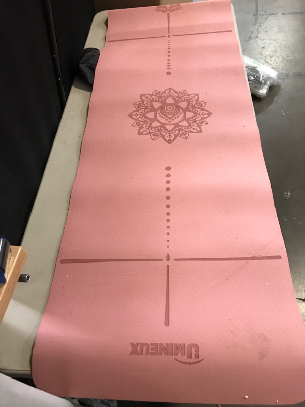 Photo 1 of Yoga Mat Non Slip, Pilates Fitness Mats, Eco Friendly, Anti-Tear 1/4" Thick Yoga Mats for Women, Exercise Mats for Home Workout with Carrying Sling and Storage Bag