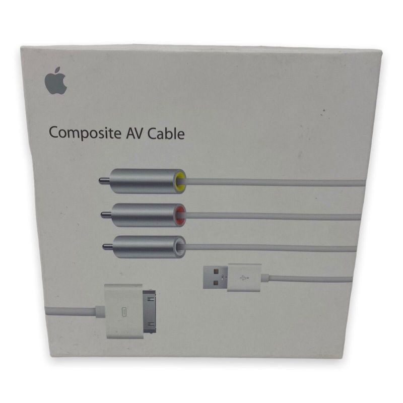 Photo 1 of  Apple Composite AV Cable White MC748AM/a
                                                                                                                                                                                                                     