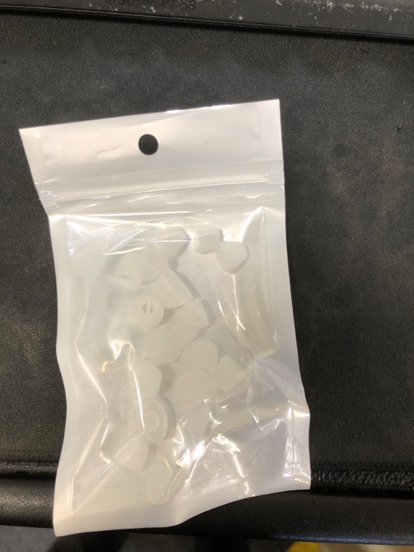 Photo 2 of 8 Pairs Replacement Ear Tips Extra Small Earbuds Tips for Sennheiser Earbuds Extra Small Ear Tips, White