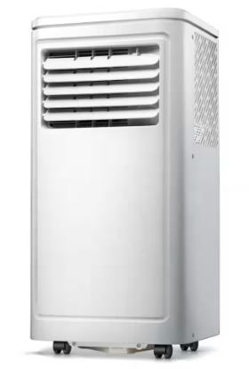 Photo 1 of 10,000 BTU (6,000 BTU DOE) 115-Volt Quiet 55 dB Portable Air Conditioner Dehumidifier and Remote to 300 sq. ft. White
