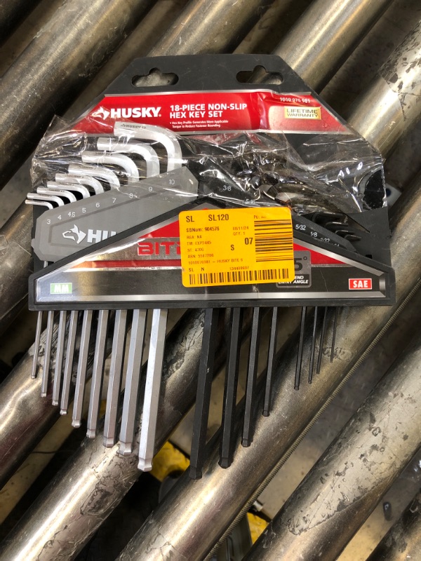 Photo 2 of BITE SAE/Metric Non-Slip Hex Key Set (18-Piece)
