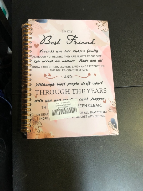 Photo 1 of  Best Friend Hardcover Spiral Notebook