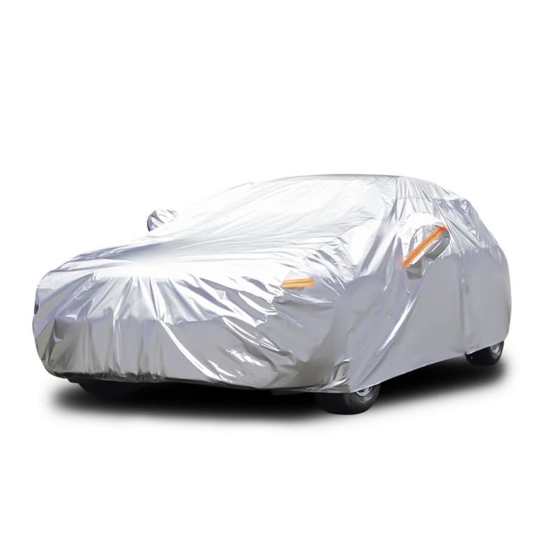 Photo 1 of Audew 6 Layer Premium anti-UV Car Cover For Sedan, Mid-Size SUV Up To 190"