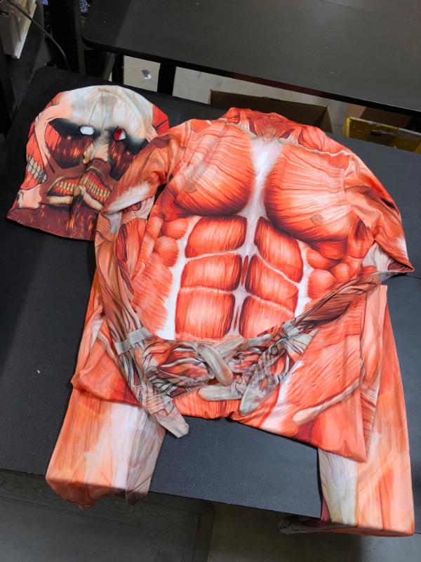 Photo 1 of 2pcs Full Body Suit + Mask Costume XL