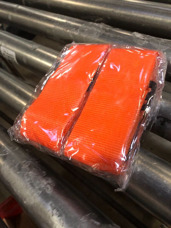 Photo 1 of 2 Pack Luggage Straps, Adjustable Suitcase Belts for Travel Accessories (Orange)