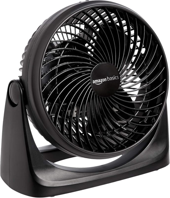 Photo 1 of Amazon Basics fanmk01 Fan, 6.3"D x 11.1"W x 10.9"H, Black
