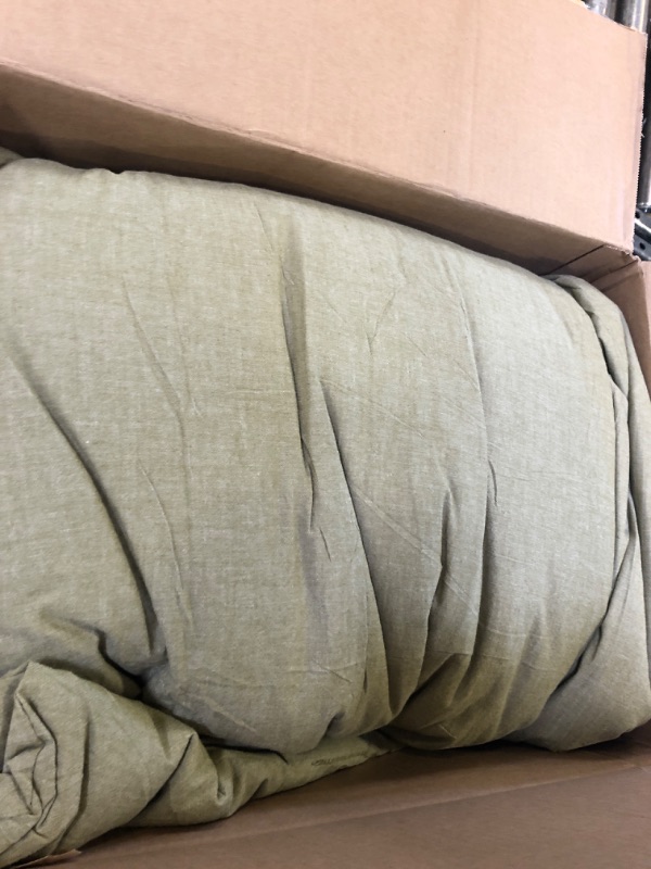 Photo 2 of Bedsure Comforter  King Size Olive Green