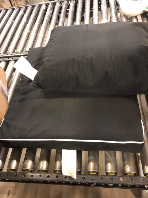 Photo 1 of 2 PACK CUSHION SET BLACK