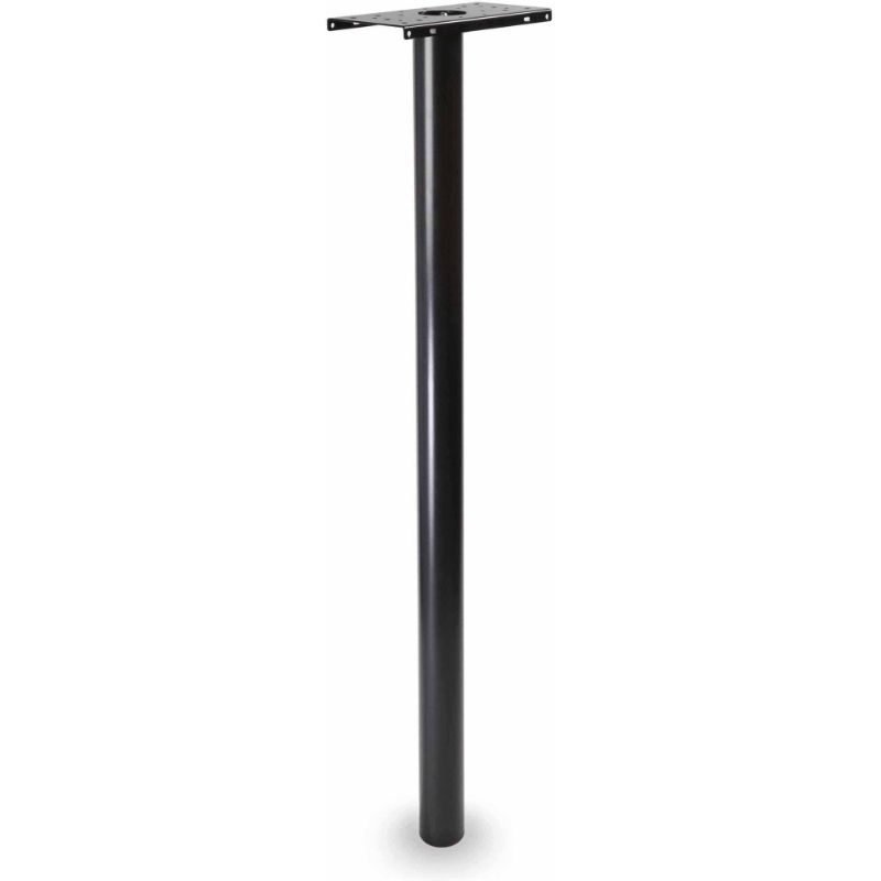 Photo 1 of 1PK Architectural Mailboxes Pacifica 53.5 in. Powder Coated Black Galvanized Steel Mailbox Post
