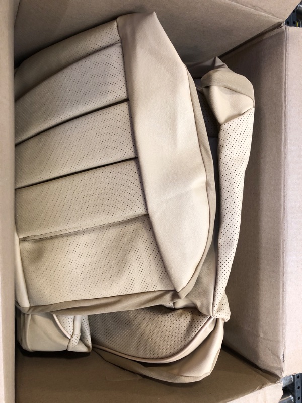 Photo 1 of Beige Seat Covers, Size Unknown