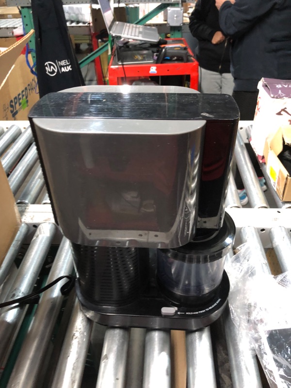 Photo 6 of ***USED - LIKELY MISSING PARTS - UNABLE TO TEST - SEE PICTURES***
Ninja CREAMi, Ice Cream Maker, Ice Cream, Gelato, Sorbet ,Milkshakes, Mix-ins, Smoothie Bowls & More, 7-in-1, Ice Cream Pints, Pint lid, Healthy Ice Cream, Compact, Perfect for Kids, Black,