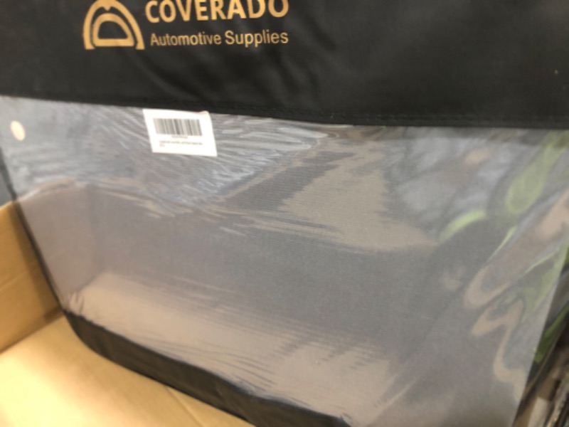Photo 1 of ***SEE NOTES*** 
Coverado Seat Covers Full Set, 5 Seats Breathable Faux Leather Seat Covers for Cars, Car Seat Cover Winter, Car Seat Protector Car Seat Cushion, Automotive Seat Cover Universal Fit Most Vehicles, Blue