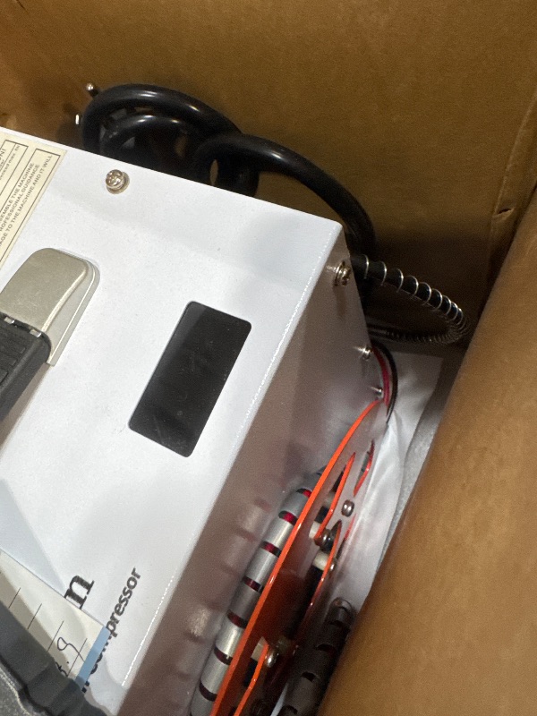 Photo 1 of Vdapavin Pcp Air Compressor,4500 Psi Air Compressor,Automatic Stop,Oil/Water Free,Wire Spool Portable Design,Use Either 110v Ac Or 12v Dc Power Sources,Paintball/Scuba Air Compressor