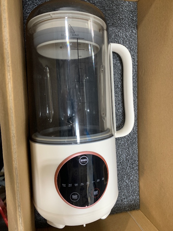 Photo 1 of 45oz Nut Milk Maker,10 in 1 Homemade Plant-Based Milk, Almond Milk, Soy Milk, Oat Milk, Coconut Milk & More,Multifunctional/12 Hours Timer/Auto-clean/Room Temp/Keep Warm/Boil