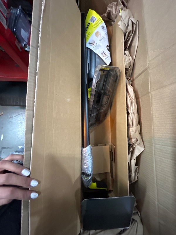 Photo 1 of ***NONREFUNDABLE - MAJOR DAMAGE - FOR PARTS ONLY - SEE COMMENTS***
Shark VACMOP Pro Cordless Hard Floor Vacuum Mop with On-Demand Spray and Headlights, includes 4 Disposable VACMOP Pads and a 12oz VACMOP solution, Charcoal Gray, VM252