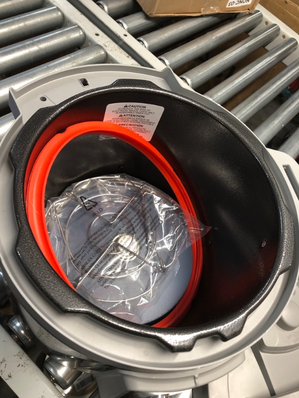 Photo 1 of **MISSING POT, SCRATCHES ON OUTSIDE NEAR PANEL, SMELLS OF FOOD** 
Instant Pot Duo Plus, 8-Quart Whisper Quiet 9-in-1 Electric Pressure Cooker, Slow Rice Cooker, Steamer, Sauté, Yogurt Maker, Warmer & Sterilizer, App With Over 800 Recipes, Stainless Steel