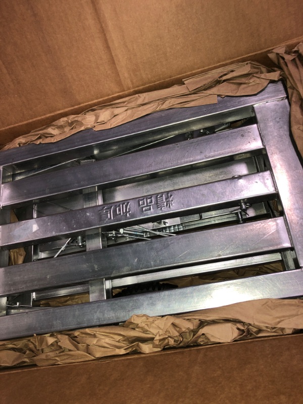 Photo 1 of Adjustable Work Platform with 400 lb Duty Rating, Steel Step Ladder, Portable Folding Scaffolding Platform for RV Cleaning High Painting Walls, Drywall, Decorating (100 CM)