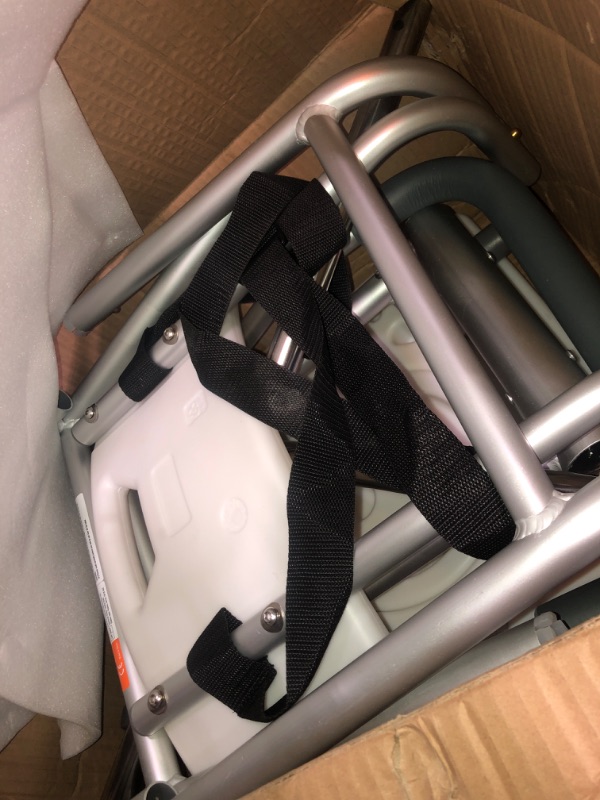 Photo 1 of VEVOR Sliding Tub Transfer Bench, Height Adjustable Bathtub Transfer Bench with Cut-Out Seat, Reversible Backrest & Safety Belt, Non-Slip Shower Chair for Elderly Disabled Handicap, 400LBS Capacity