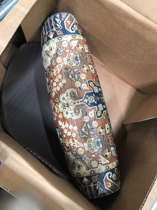 Photo 1 of Collive Boho Kitchen Mat 2PCS Cushioned Kitchen Mats for Floor, Anti-Fatigue Mat Waterproof Kitchen Rug Set of 2 Non-Skid Comfort Standing Mat for Kitchen, Office, Sink, Laundry, 17"x30"+17"x47"