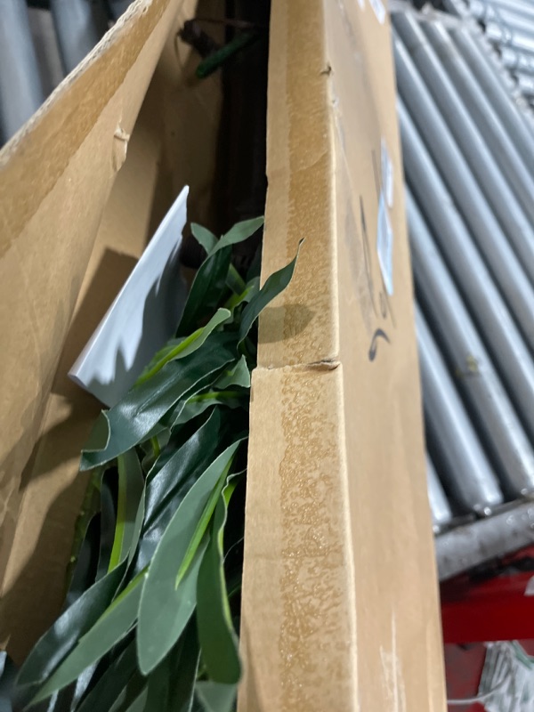 Photo 1 of Yepdin 6 ft Lighted Palm Tree LED Lighted Palm Trees for Outside Patio Dimmable with Adapter Artificial Palm Tree Decor for Home, Party, Christmas, Indoor Outdoor