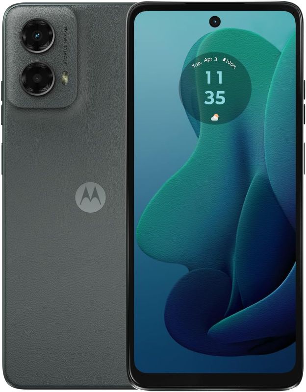 Photo 1 of **MISSING POWER CORD**
Moto G 5G | 2024 | Unlocked | Made for US 4/128GB | 50MP Camera | Sage Green
