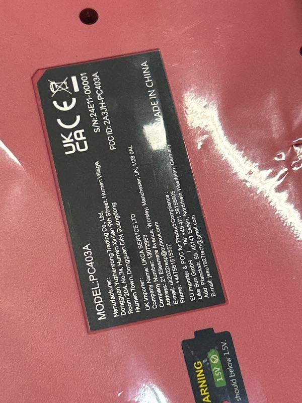 Photo 1 of Wireless Keyboard and Mouse - Cute Typewriter Keyboard with Detachable Wrist Rest, Retro Round Keycaps, Foldable Legs, 2.4GHz Full-Size Keyboard Combo for PC, Laptop, Windows - Trueque (Colorful-Pink)