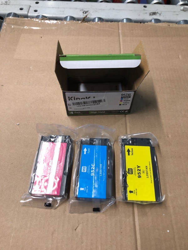 Photo 2 of 952XL Ink Cartridges Combo 4 Pack Replacement for HP 952 952XL Printers Ink Compatible HP Color Officejet Pro 7740 7720 8210 8216 8702 8710 8720 8740 8715 8725 8730 8700 7730 Black Cyan Magenta Yellow