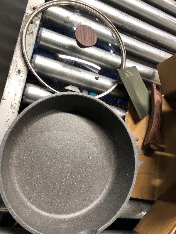 Photo 2 of ***(HEAVILY USED/ FOR PARTS ONLY/ NO RETURNS OR REFUNDS) ***
SENSARTE Nonstick Deep Frying Pan Skillet