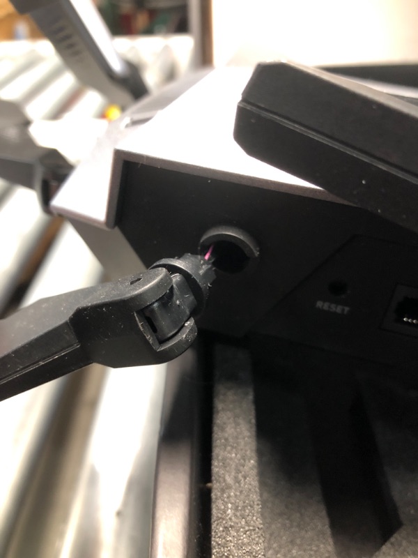 Photo 1 of MSI Radix AXE6600 WiFi 6E Tri-Band Gaming Router, AI QoS, RGB, 1.8GHz Quad-Core Processor, MU-MIMO, Gigabit Wireless, 8-Stream, High Speed Long Range