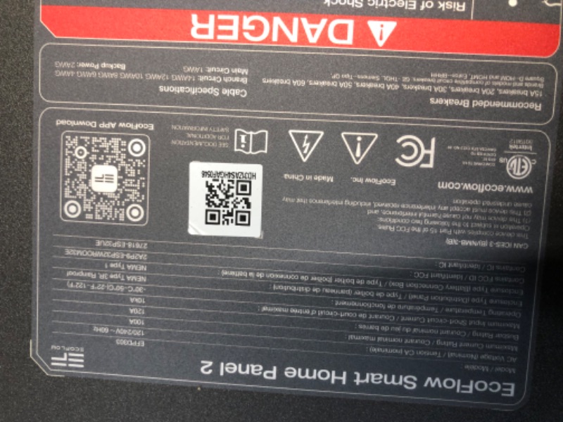 Photo 6 of ** see notes **EF ECOFLOW Smart Home Panel 2, the Center of the Whole-home Backup Solution, Compatible with DELTA Pro Ultra, DELTA Pro 3, Solars and Gas Generators