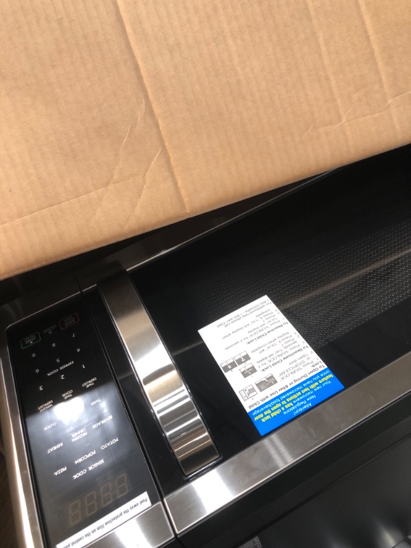 Photo 1 of 1.5 cu. ft. Countertop Convection Microwave in Fingerprint Resistant Stainless Steel with Air Fryer and Sensor cooking