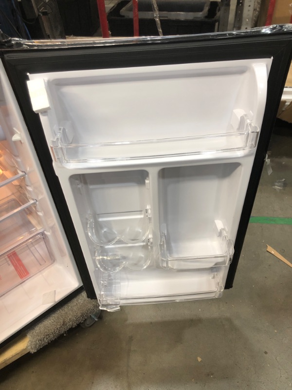 Photo 1 of 3.2 cu. ft. Refrigerator in Black