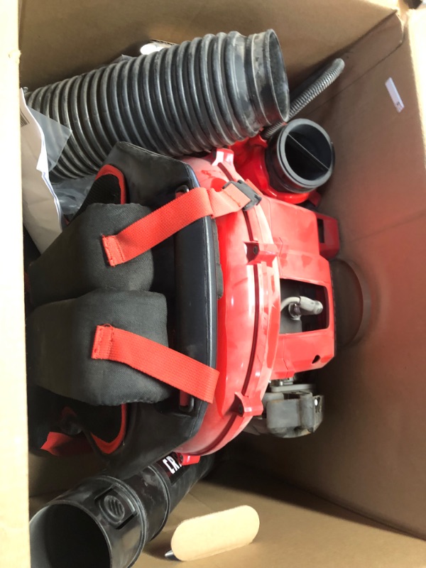 Photo 1 of extremely used!!
CRAFTSMAN Gas Powered Backpack Leaf Blower, Lightweight Backpack Blower, 220MPH, 51cc, 2-Cycle (CMXGAAMR51BP)