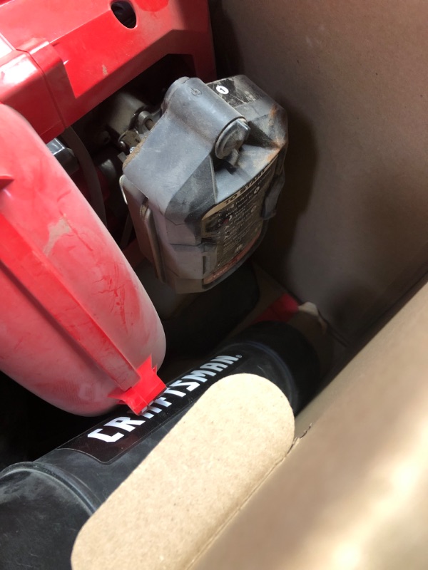 Photo 1 of extremely used!!
CRAFTSMAN Gas Powered Backpack Leaf Blower, Lightweight Backpack Blower, 220MPH, 51cc, 2-Cycle (CMXGAAMR51BP)