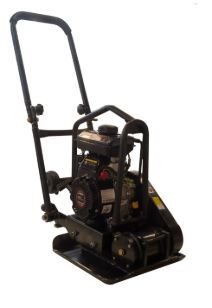 Photo 1 of **ITEM IS YELLOW NOT BLACK** MINOR DAMAGE**READ NOTES**
HZR-60 Loncin gasoline engine 51kg small plate compactor, Yellow
