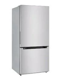 Photo 1 of 18.7 cu. ft. Bottom Freezer Refrigerator in Stainless Steel


