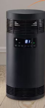 Photo 1 of *powers on** 1500-Watt 360° Surround Ceramic Tower Infrared Space Heater with Handle


