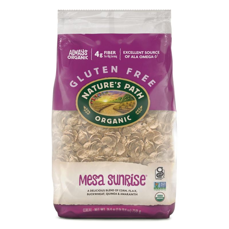 Photo 1 of EX--1/10/2025  Nature's Path Organic Mesa Sunrise Cereal, 26.4 oz (Pack of 1), Gluten Free, Earth Friendly Packaging
