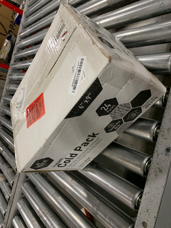 Photo 1 of MED PRIDE 24-Pack Emergency Ice Packs, First Aid Instant Cold Pack 6x9 Inch for Pain Relief, Swelling, Sprains, Muscle Strains, Toothache, Ice Pack for First Aid Kit