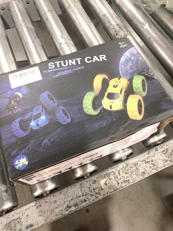 Photo 1 of QUNREDA RC Cars, Pink Remote Control Car for Girls, 2.4 GHZ Double Sided RC Stunt Car 360° Rotating Remote Control Crawler with Headlights Car Toys for 6 7 8 9 10 11 12 Girls Birthday